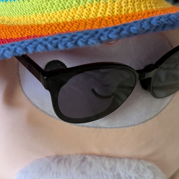 Multicolor Crochet Sun Hat - Picture 3 of 4